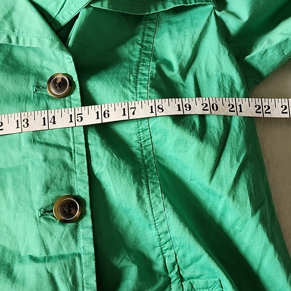 Gap Green Double Breasted Collared Jacket - image 3